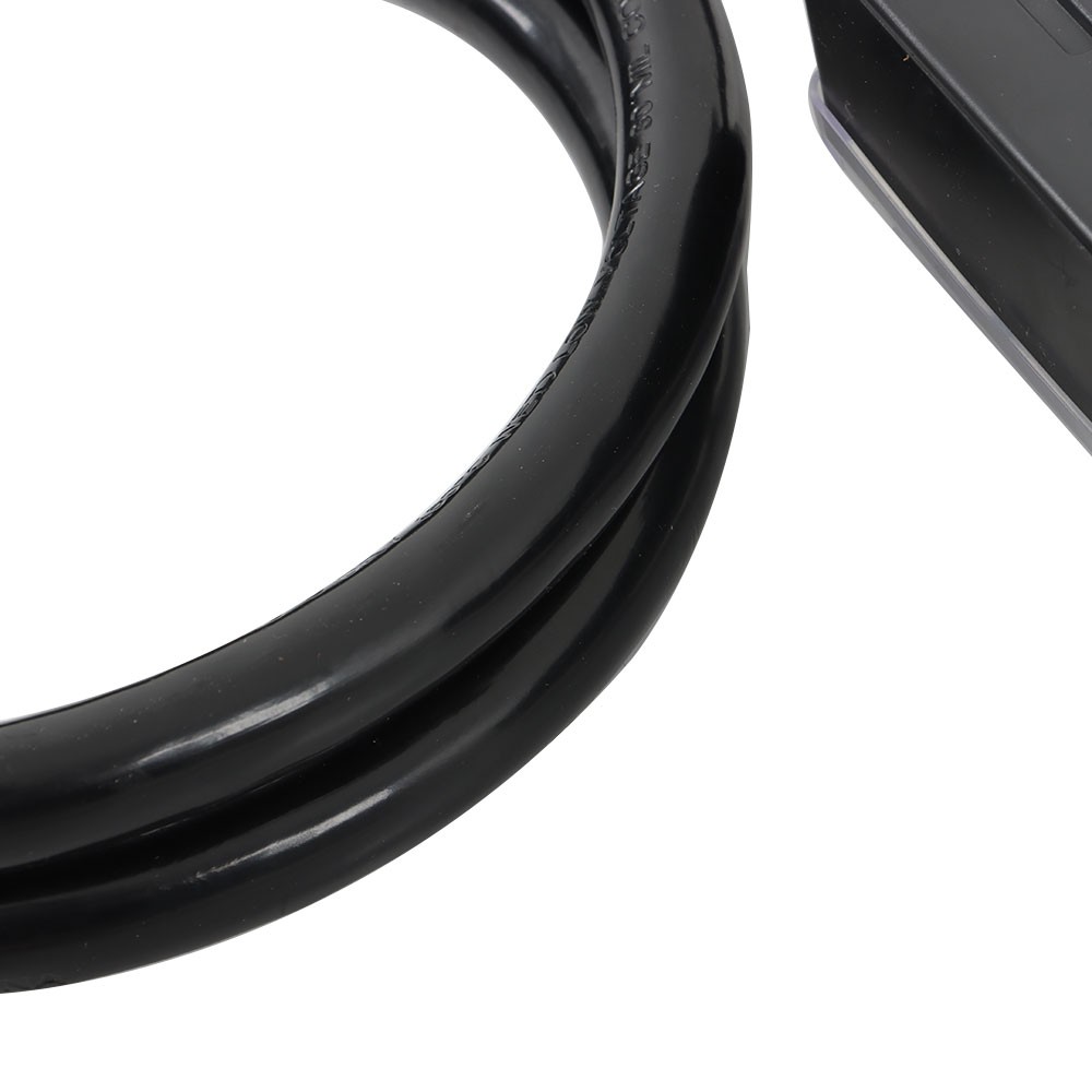 For 6FT RV Trailer 7 Way Trailer Cable with 7 Pin Plug and 7 Gang Junction Box