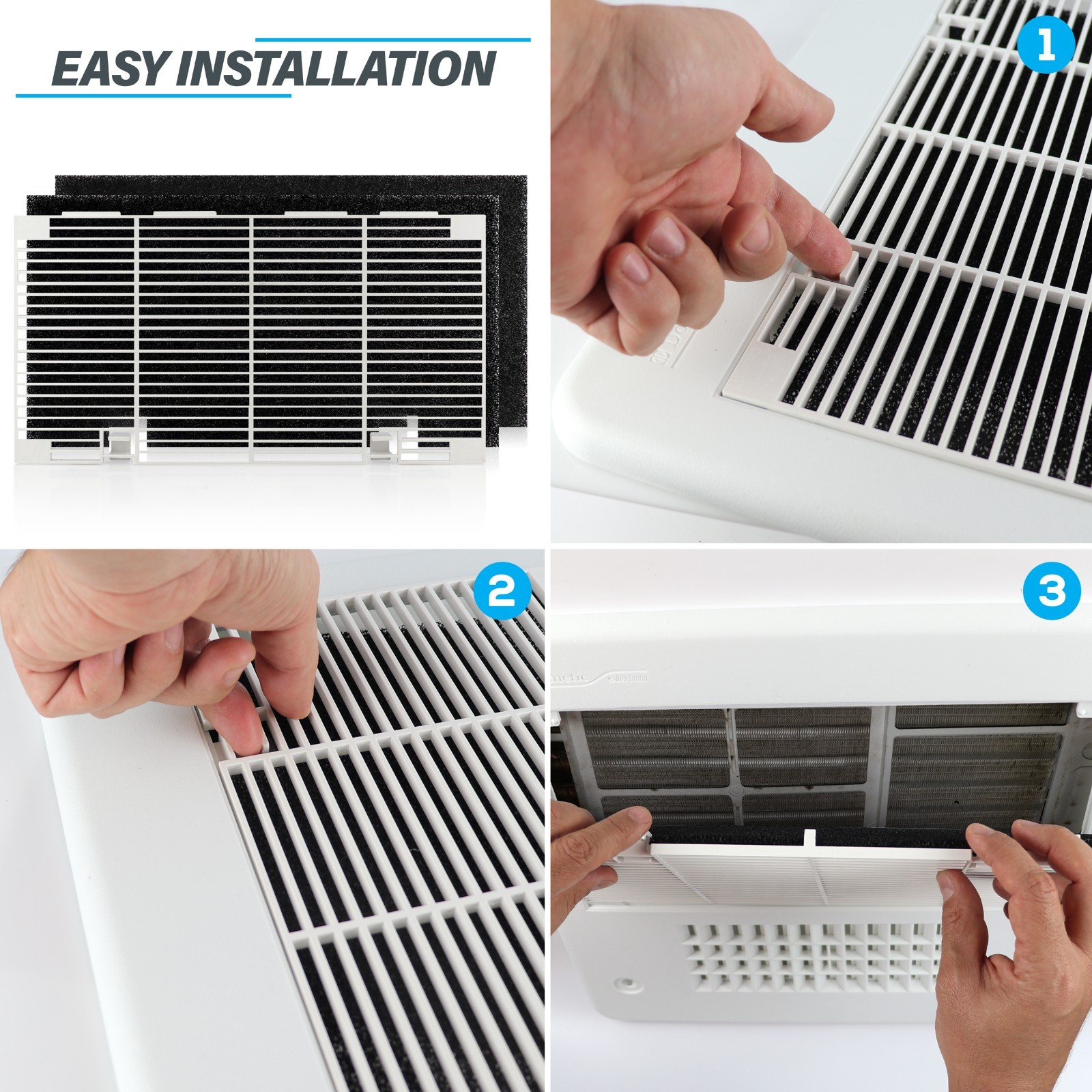Camp’N RV AC Cover for Dometic 3104928.019 – Ducted Air Grille Duo – for Dometic