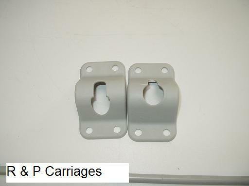 Trailer Cargo Door Hold Back Catch Camper 10″ grey