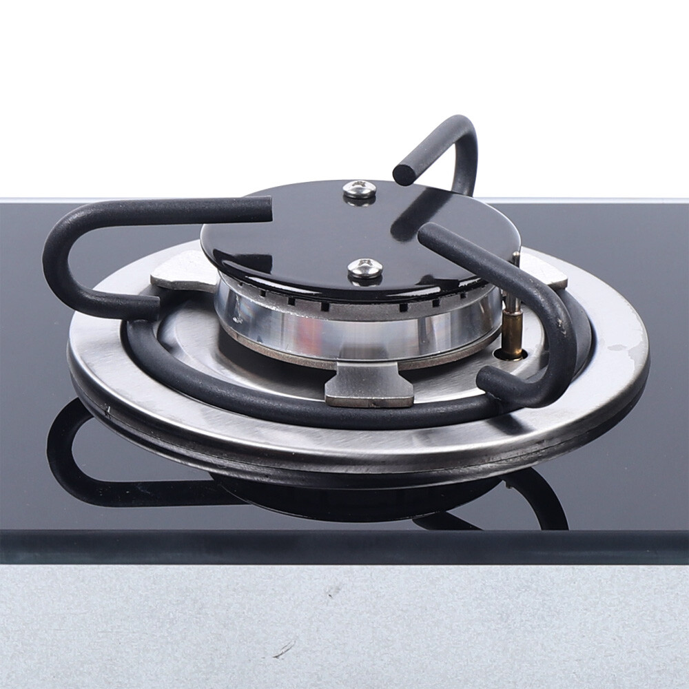 RV Camper Gas Cooktop 1-Burner Boat Caravan LPG Gas Stove Hob W/ Tempered Glass