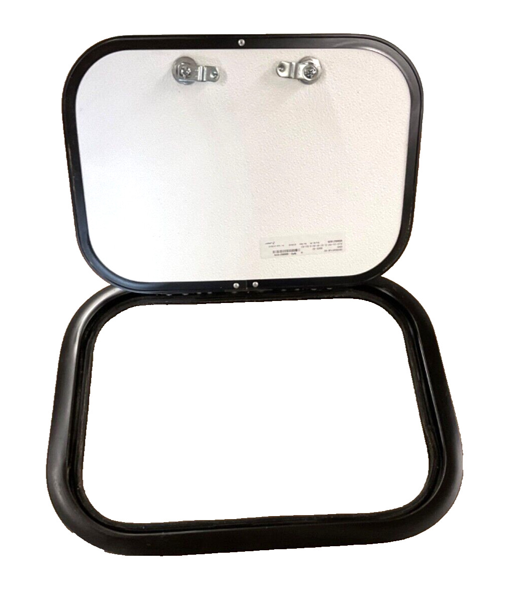 Lippert Cargo Baggage Access Door White/Black 12″ x 16″ RV Travel Trailer