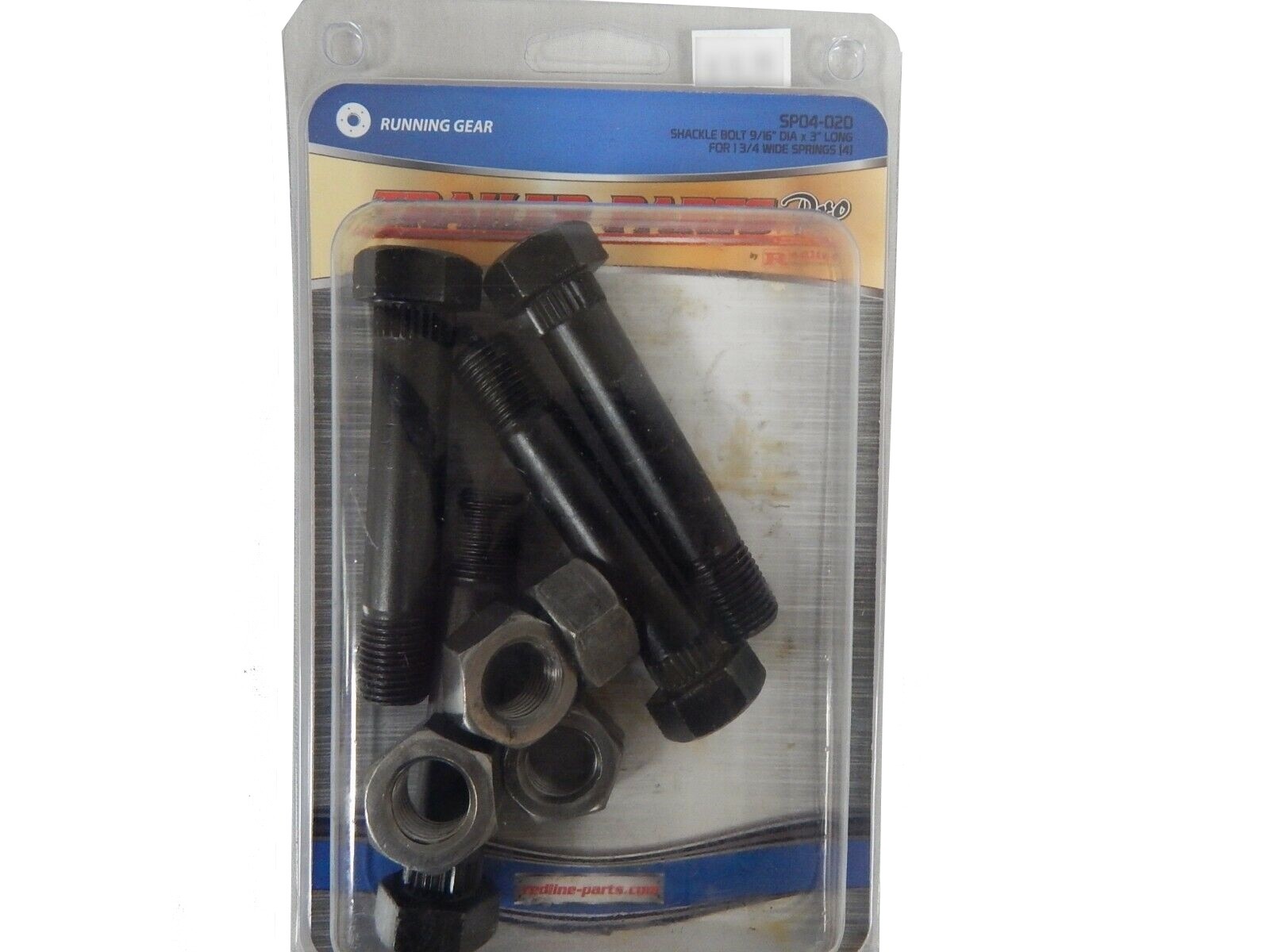 Redline Trailer Parts PRO SP04-020 shackle bolt 9/16″ x 3″ long