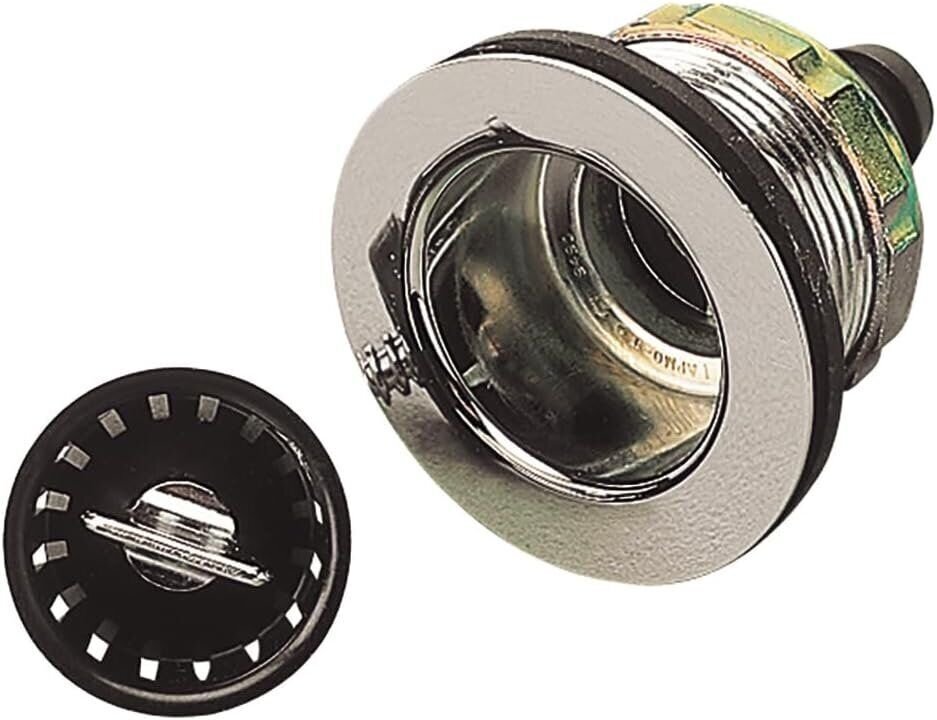 Sea Dog Line Sink Drain w/Strainer for 2″ Drain Openings