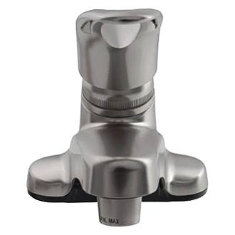 Dura Single Lever Plastic Satin Nickel Low-Arc Lavatory Faucet w Lever Handle