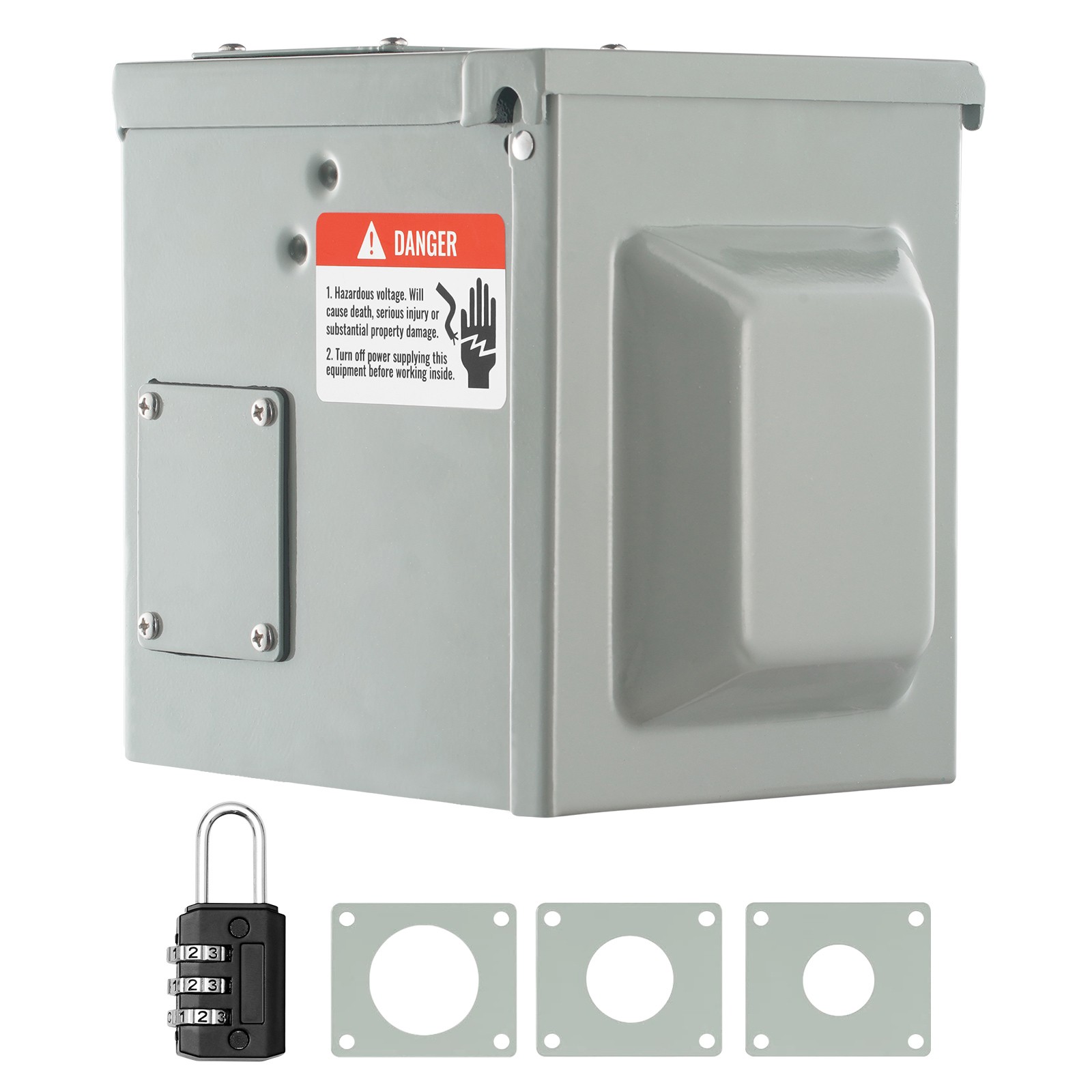 Uimoso 50A RV Power Outlet Box 125/250V OutdoorElectrical Receptacle NEMA 14-50R