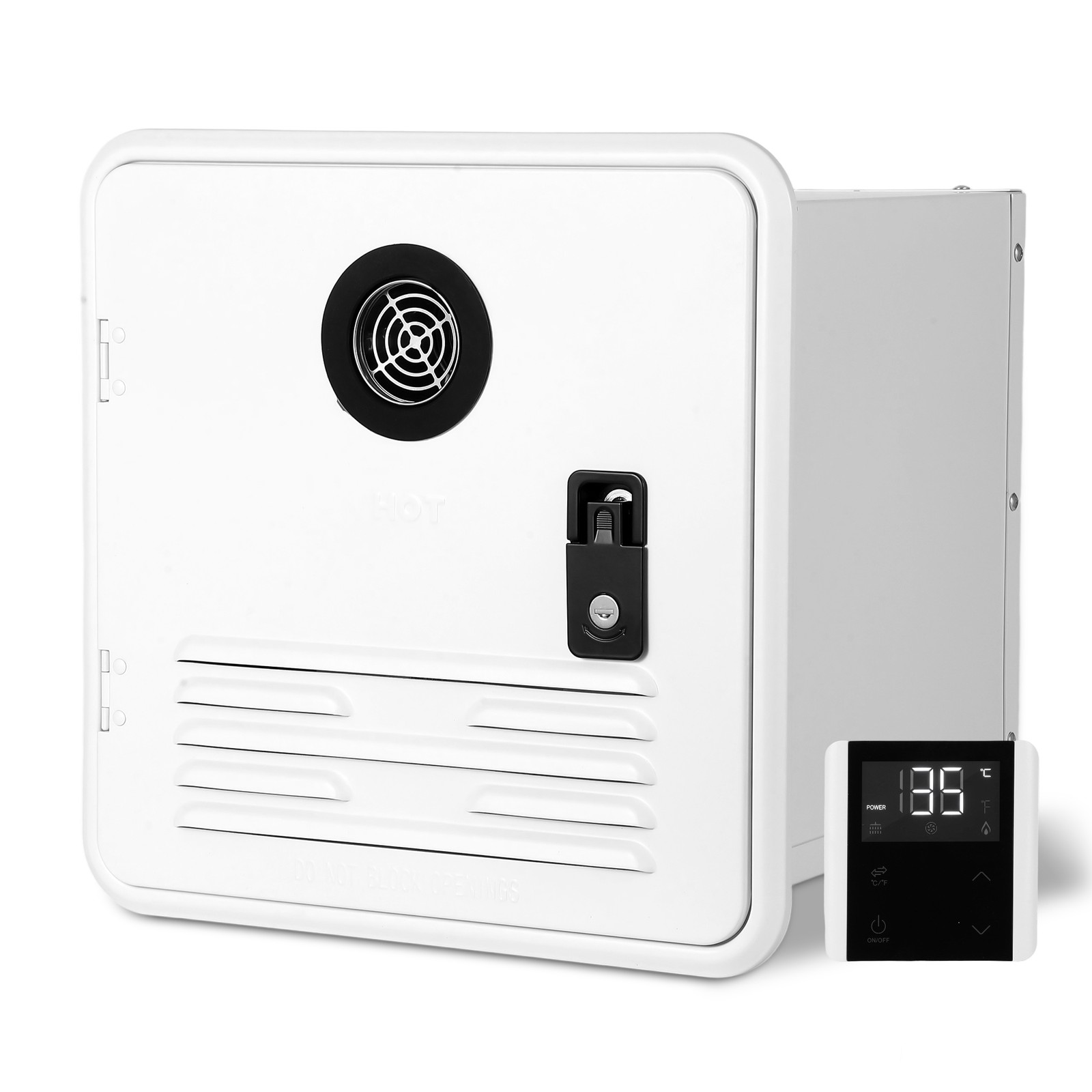 55000 BTU 12V DC RV Instant Tankless Water Heater High Altitude Mode 15×15 in