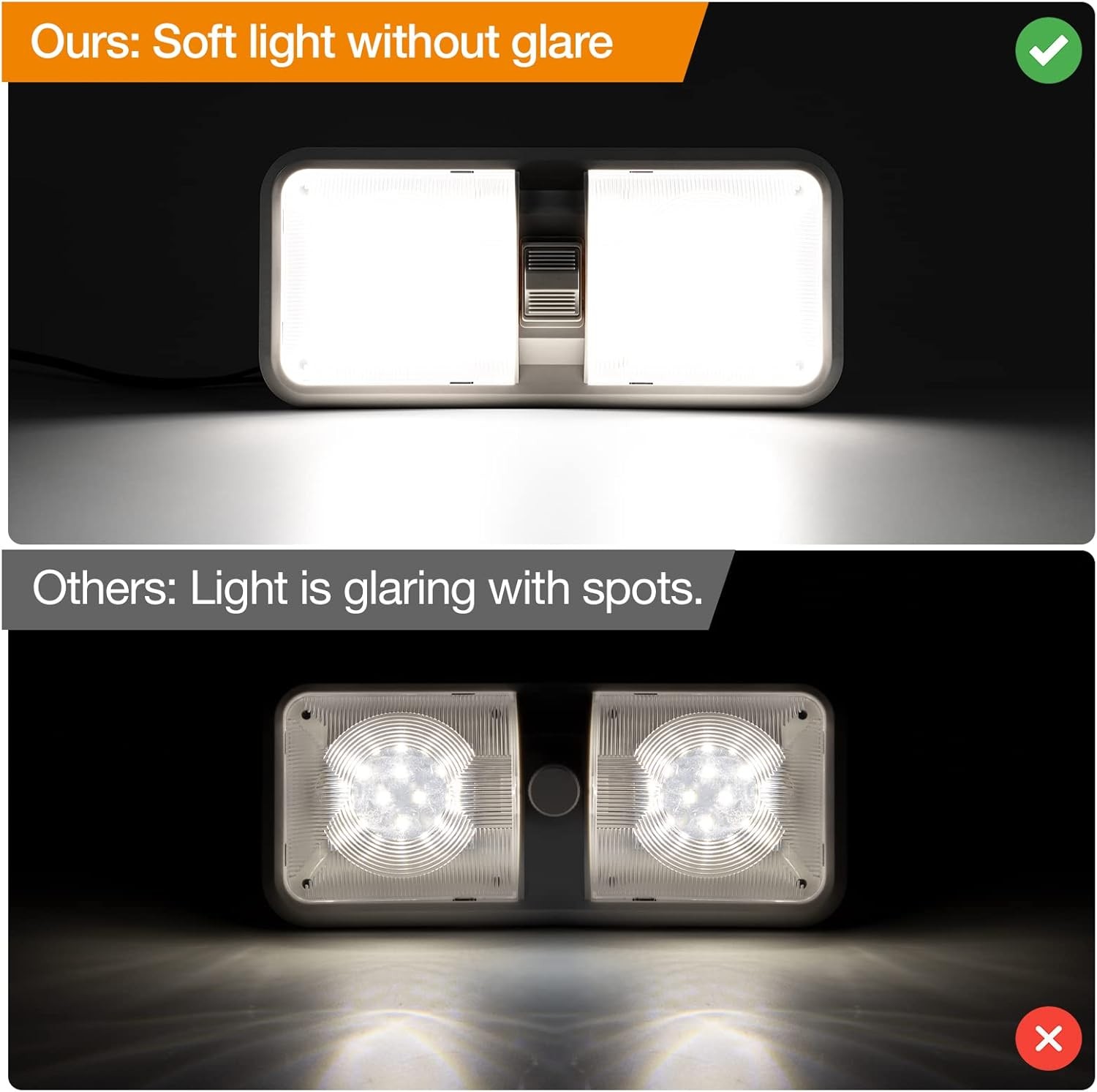 RV LED Interior Lighting 12V Bulbs (Natural White Light, 4000K-4500K, 5-Pack).