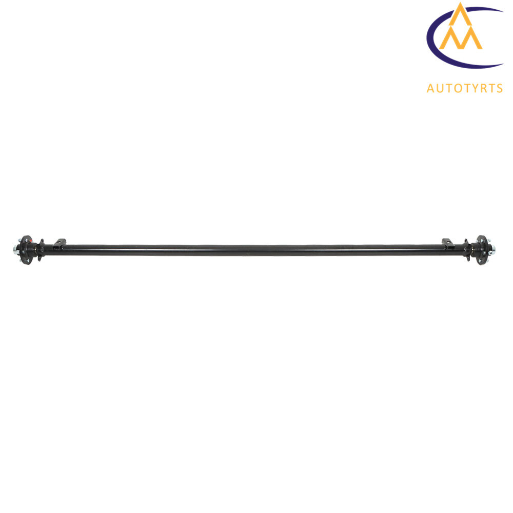 3500 lbs Axle Complete 5 lug w/ U Bolt Kit For Boat Trailer Cargo RV Camper Axel