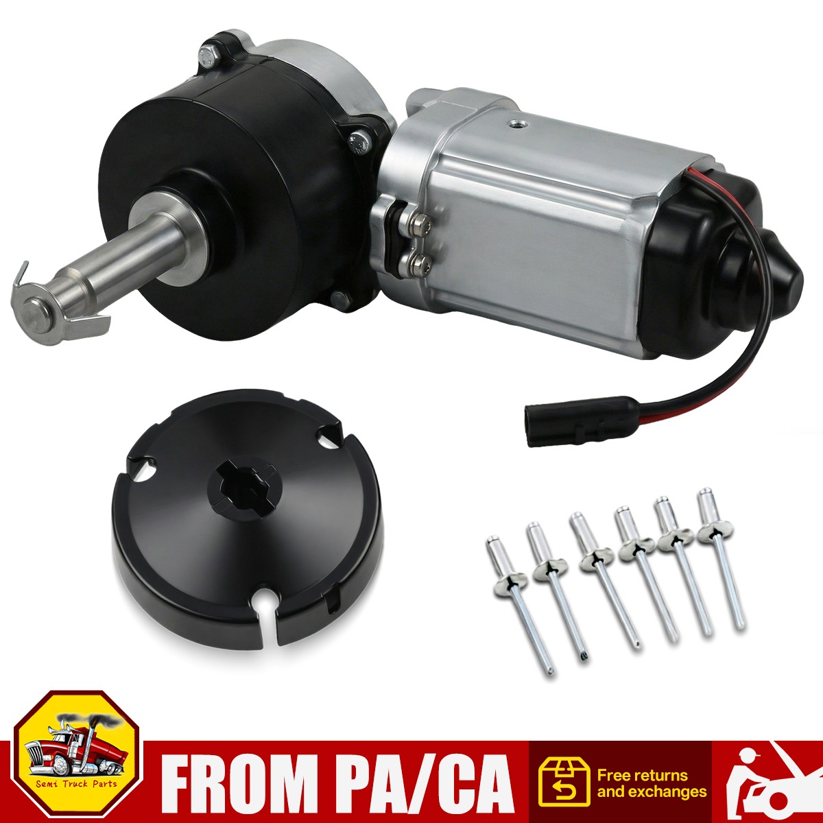 RV Awning Motor Drive Kit Black Fits Dometic 9200 Series Awnings 3317084.000U