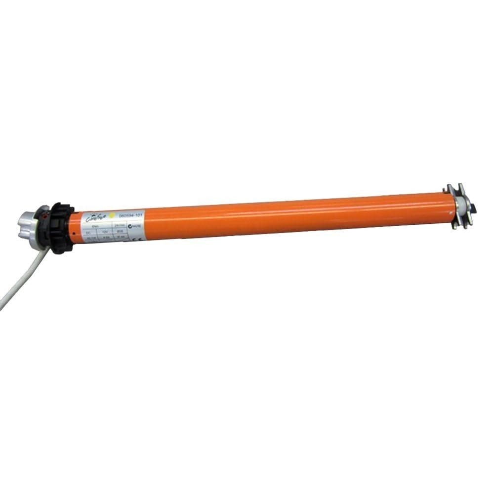 Marquee Over Door & Window RV Awning with 12V Tubular Motor & 3-Slot Roller