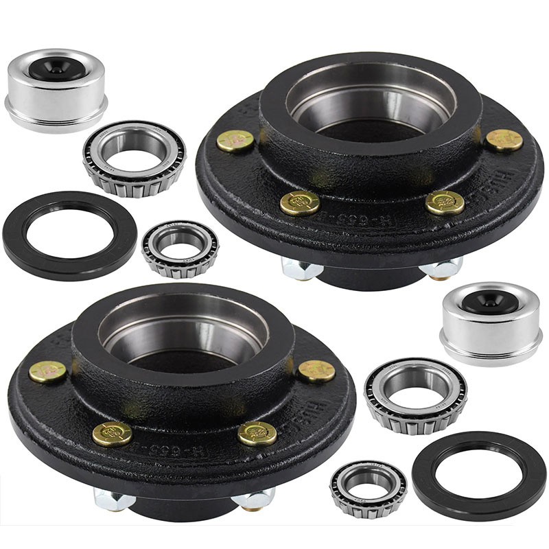 2pack Trailer Hubs Conversion Mobile Home 6000# 6 Lug 6 x 5.5 Idler Axle