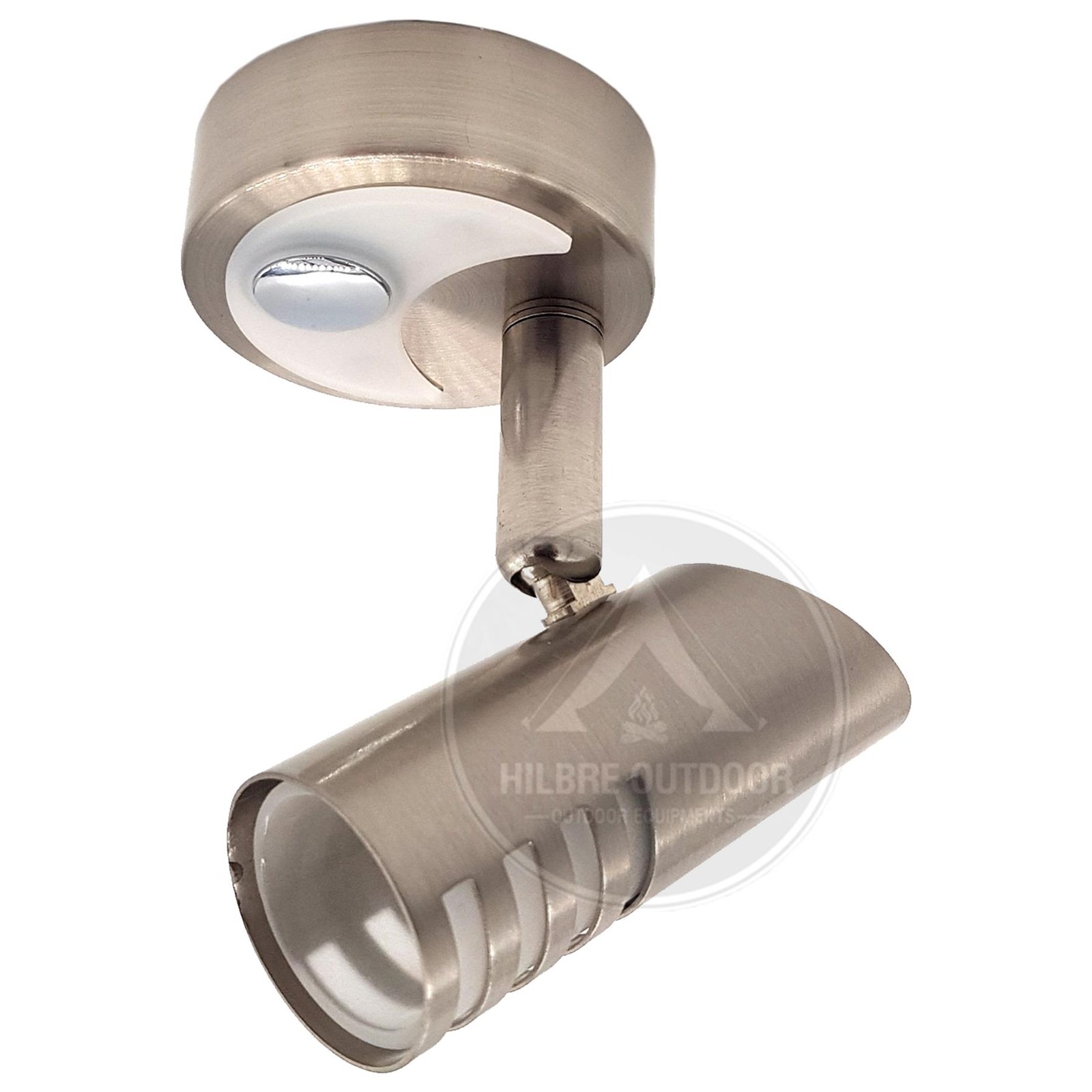 DIMATEC LED SPOT LIGHT TOUCH CONTROL SATIN NICKEL CARAVAN MOTORHOME BOAT 10-14V