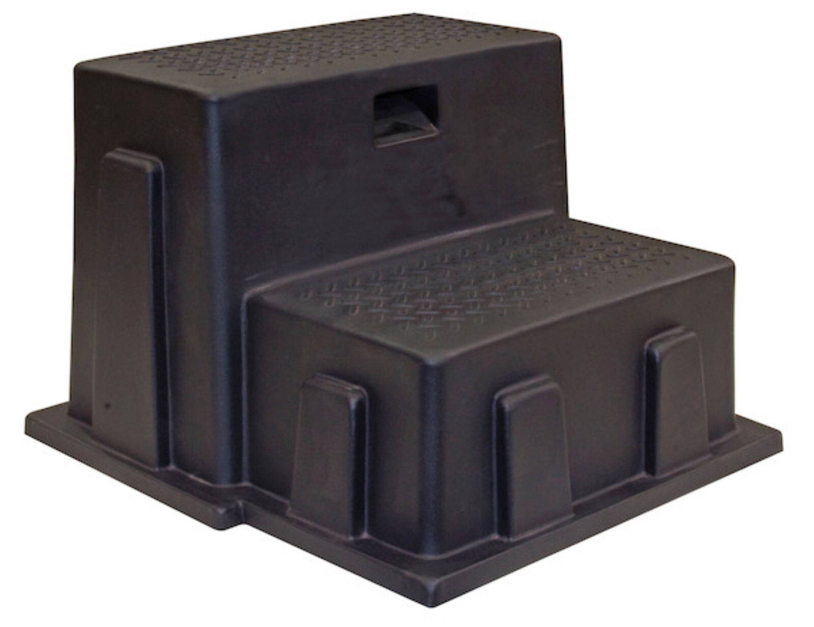 Buyers 3013658 Black Polymer Utility Step – 24 x 21 x 16 Inch Tall