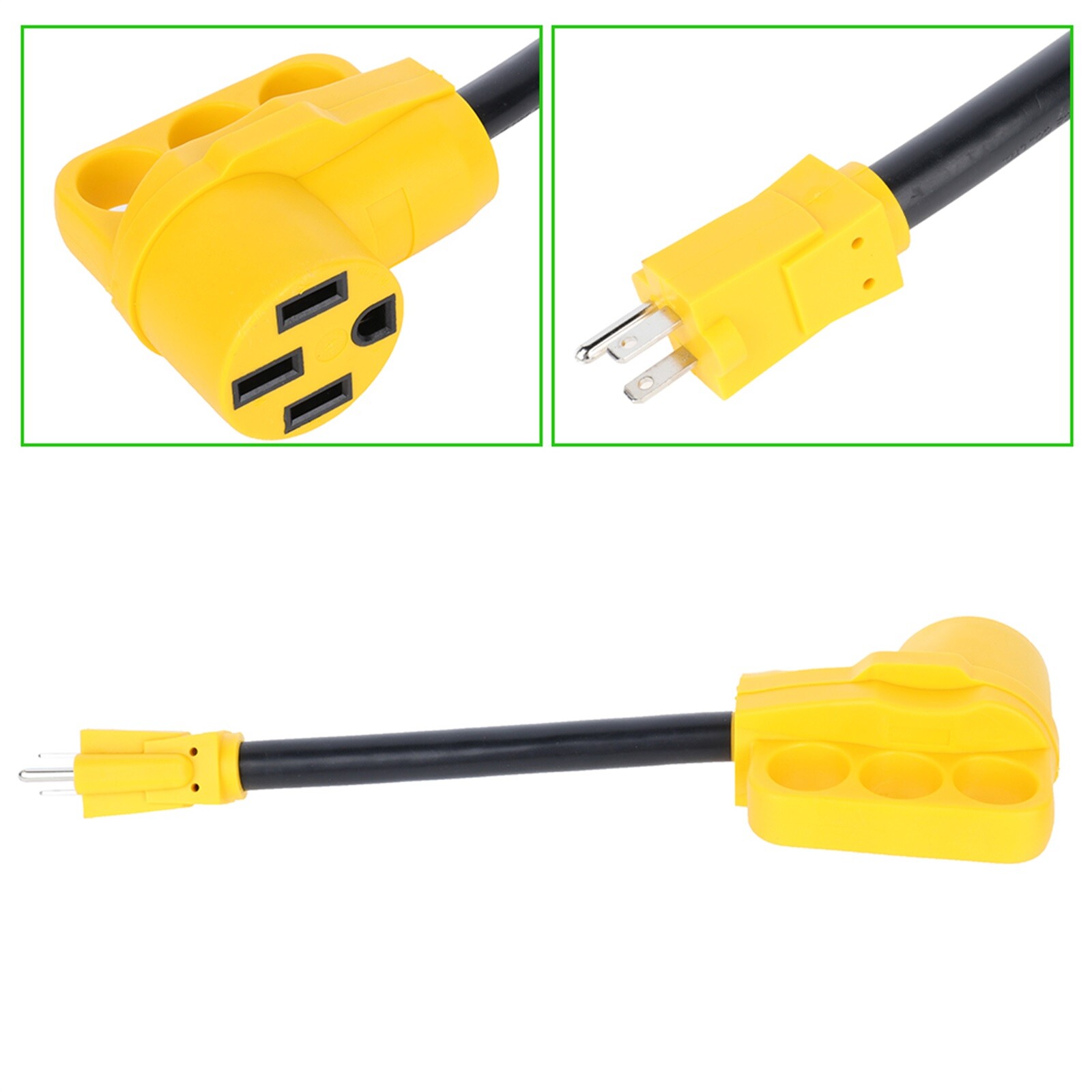 Cord Electrical Conventer Adapter 15 Amp Male to 50 Amp Female Pigtail RV power