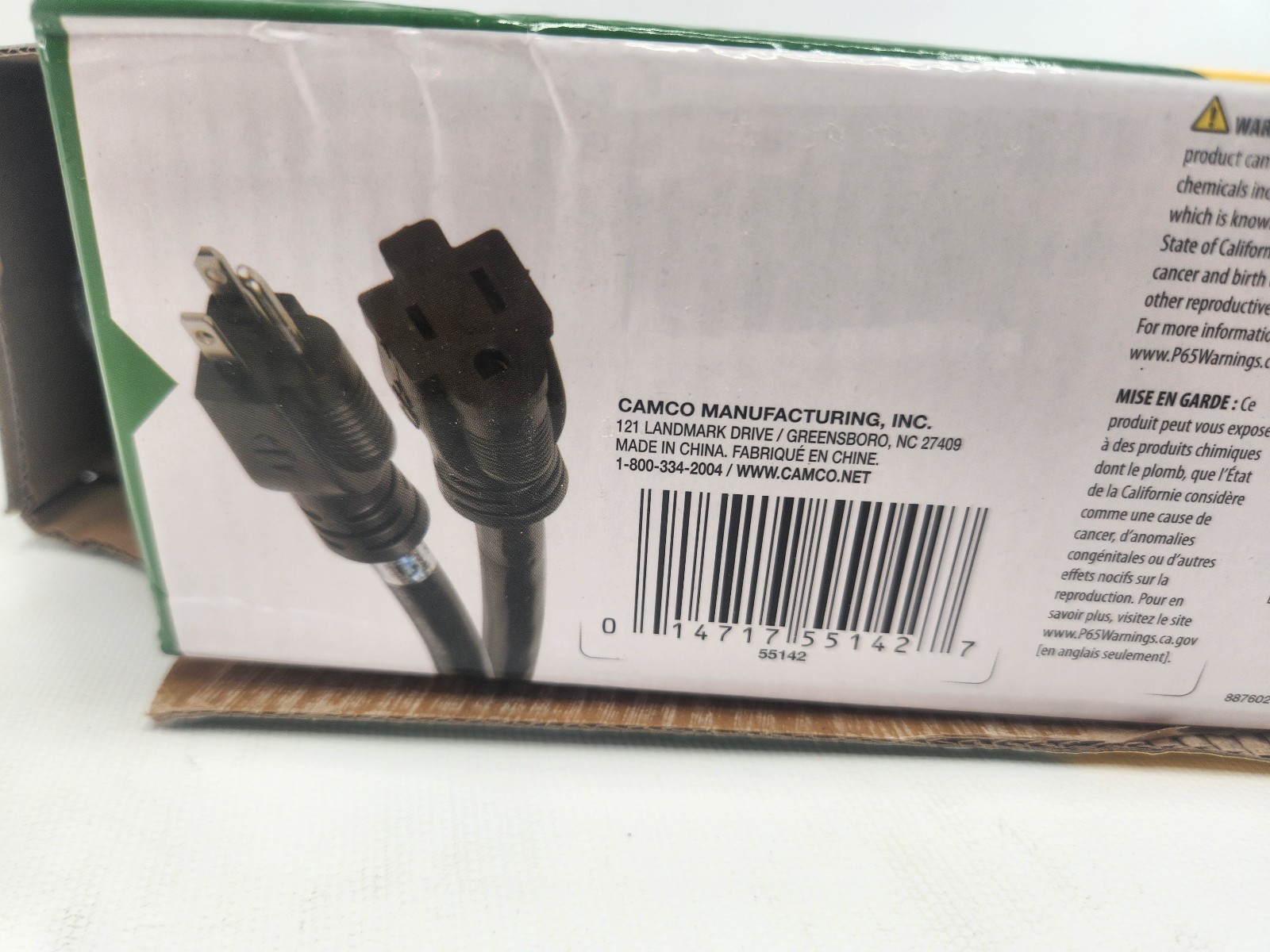 Camco 30-Ft RV Extension Cord 15 Amp – Rated for 125V – 55142 14-Gauge Copper
