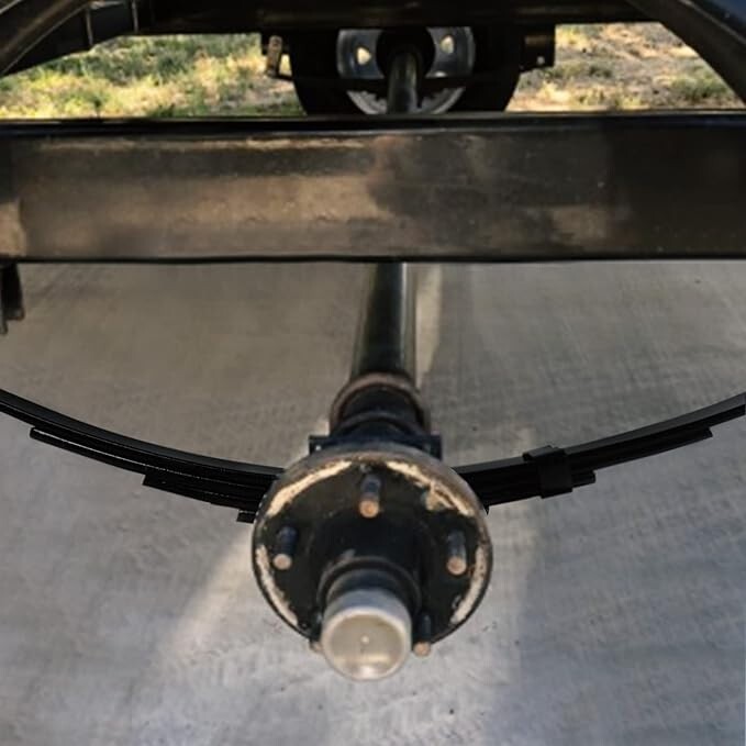 25 1/4″ Double Eye 4-Leaf Spring for Trailer – 2500lbs Axle Capacity