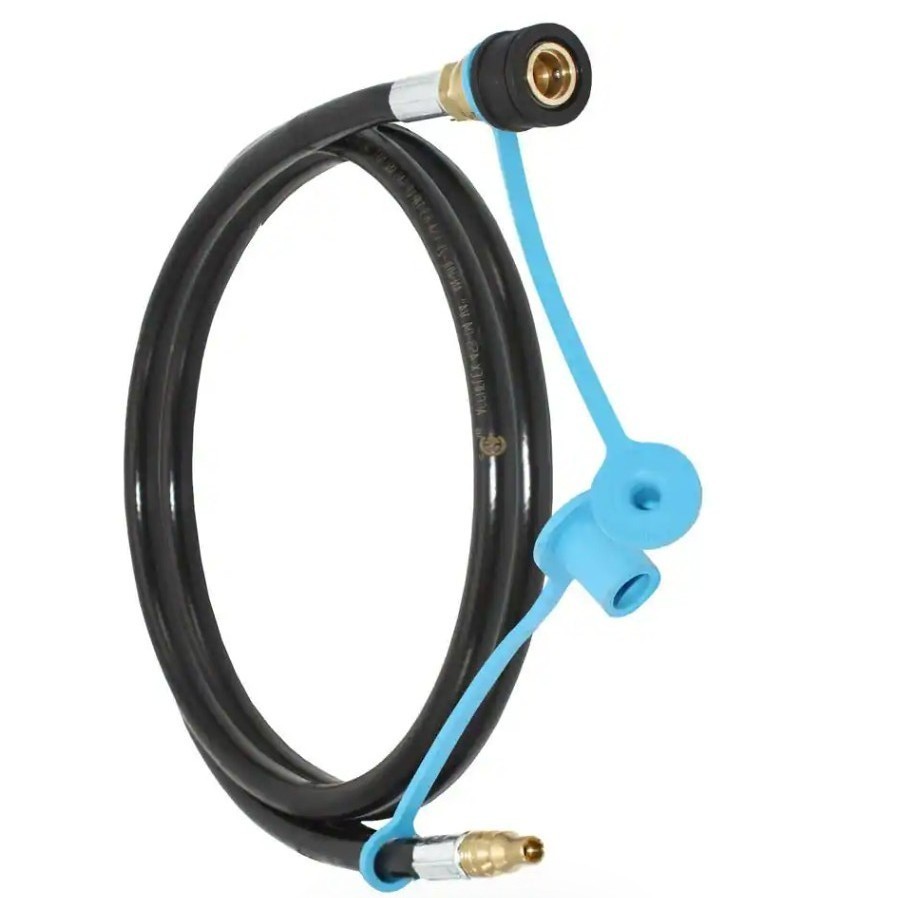 Flame King Dual Quick Connect Hose RV Van Trailer Propane Adapter