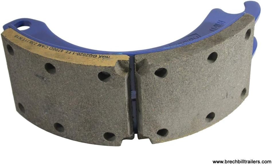 Trailer Parts Pro 12-1/4″x4 PQ Style Air Brake Shoe/Linings w/Repair Kit 1-Wheel