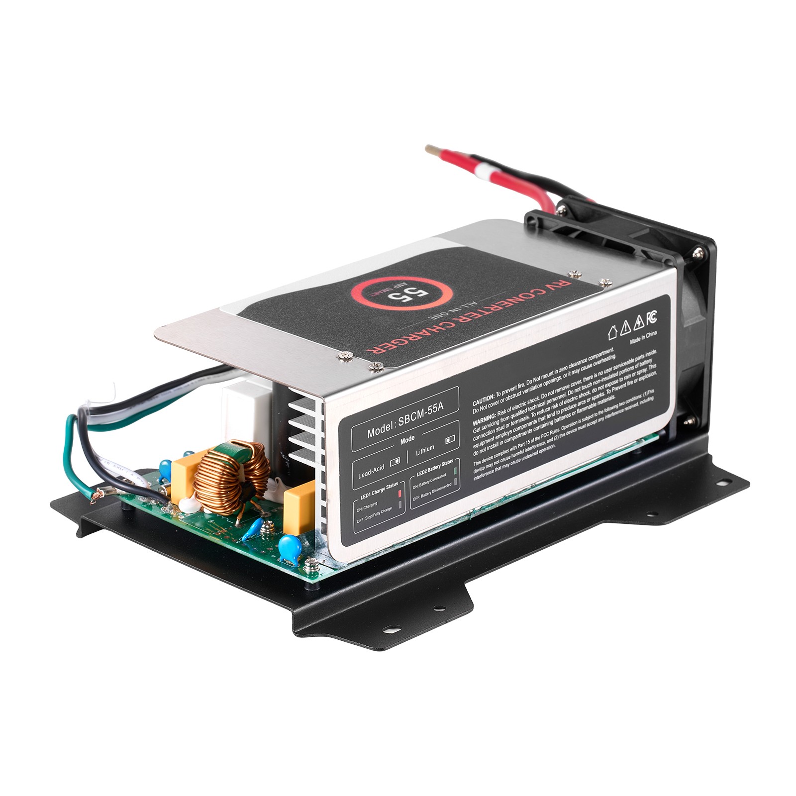 Uimoso 55A DC RV Power Converter Main Board Assembly Replacement