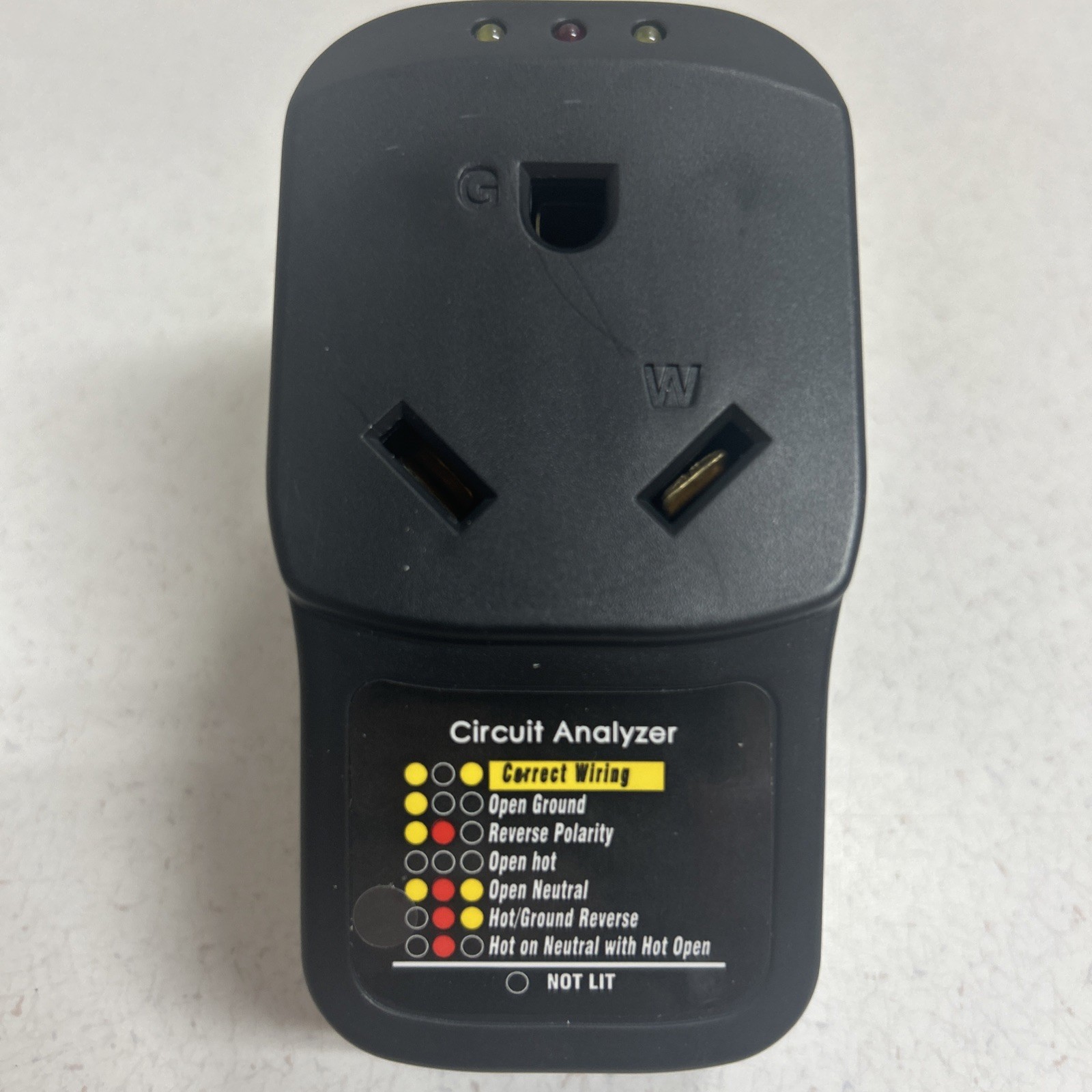 RV Surge Protector 30 Amp, Adapter Circuit Analyzer with Indicator Light