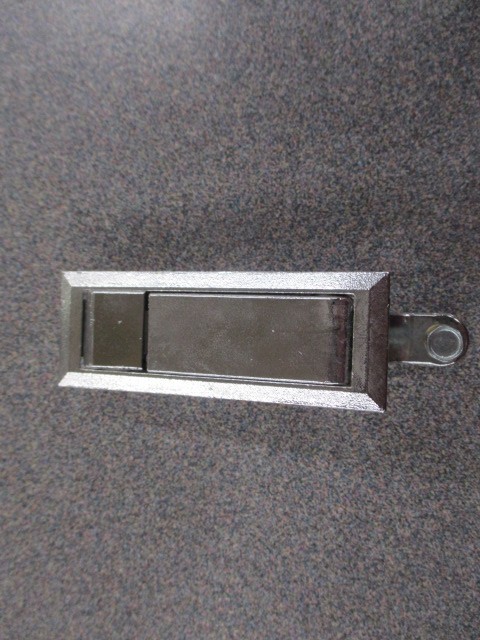 RV Flush Mount push button door latch Chrome