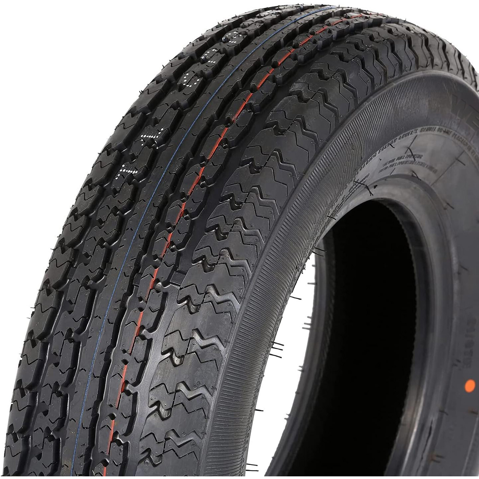 WEIZE ST175/80R13 Radial Trailer Tire with 13″ Rim 5 on 4-1/2″ Load Range C 2PCS
