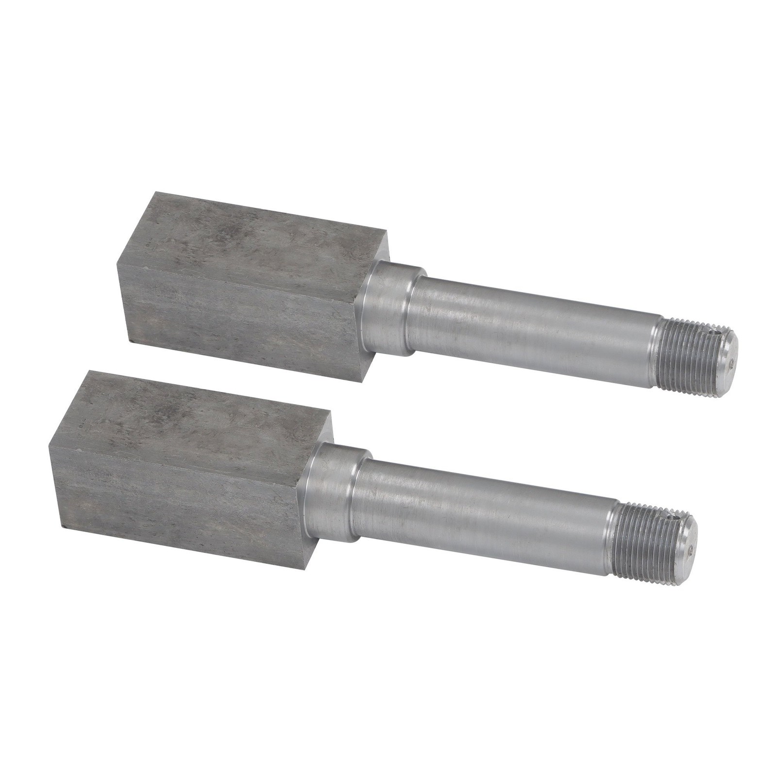 Pre-Greased Pair of 5-Bolt on 4-1/2 Inch Hub Assembly and 1″ Square BT8 Spindle