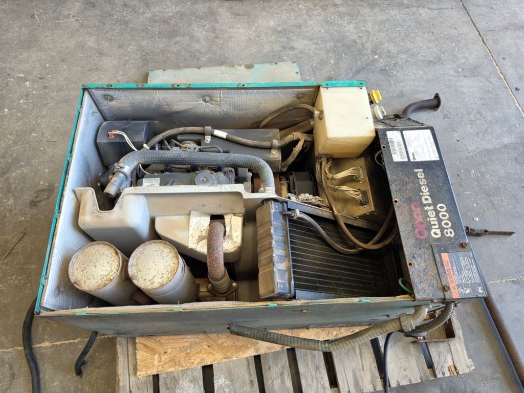 USED ONAN QD 8000 RV GENERATOR from 06 TROPICAL Diesel Pusher RV VIDEO Ship
