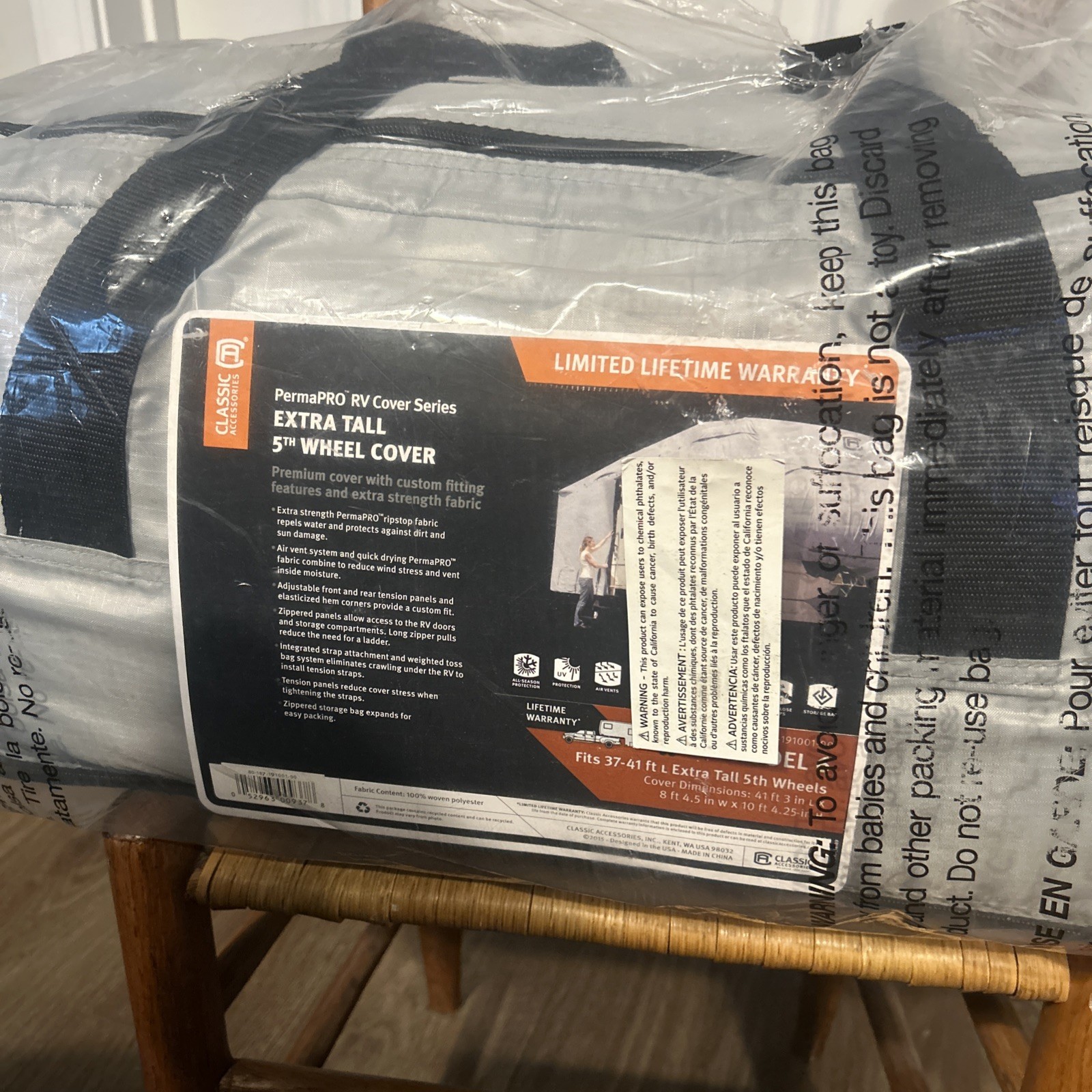 Premium 37-41′ RV Cover with UV Water-Resistant Polyester & PermaPRO Design
