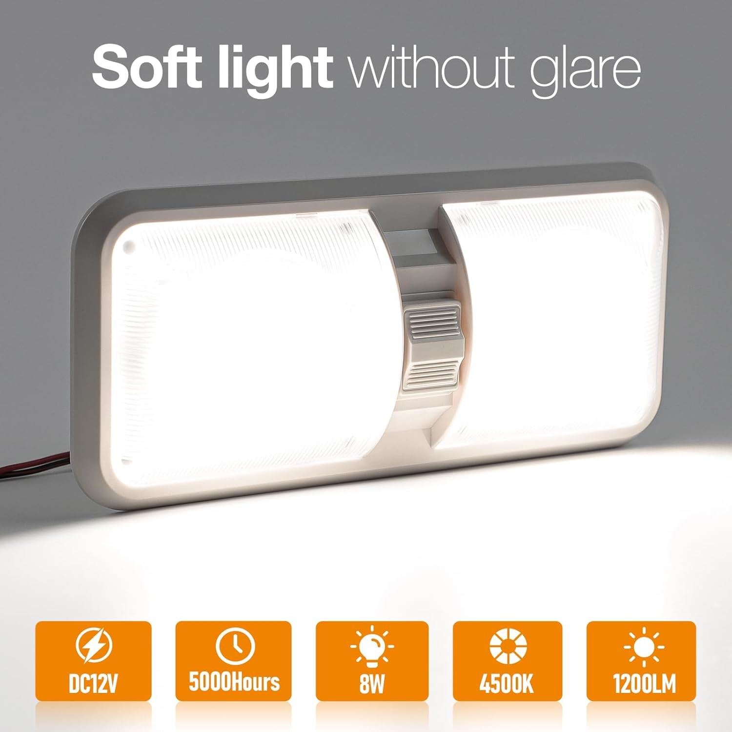 RV LED Interior Lighting 12V Bulbs (Natural White Light, 4000K-4500K, 5-Pack).