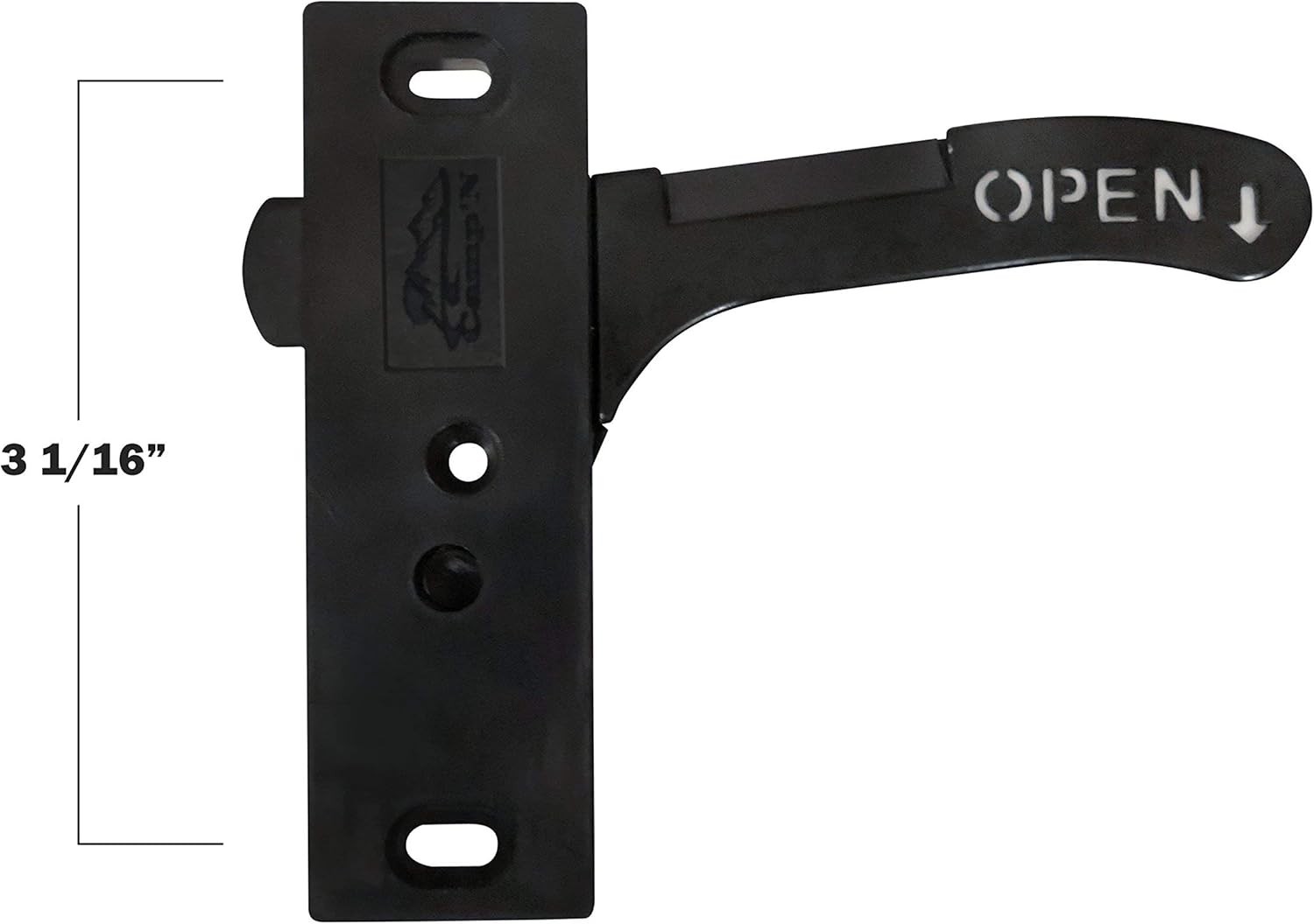 Quality RV Screen Door Latch – Right Hand, Durable Plastic & Metal Finish