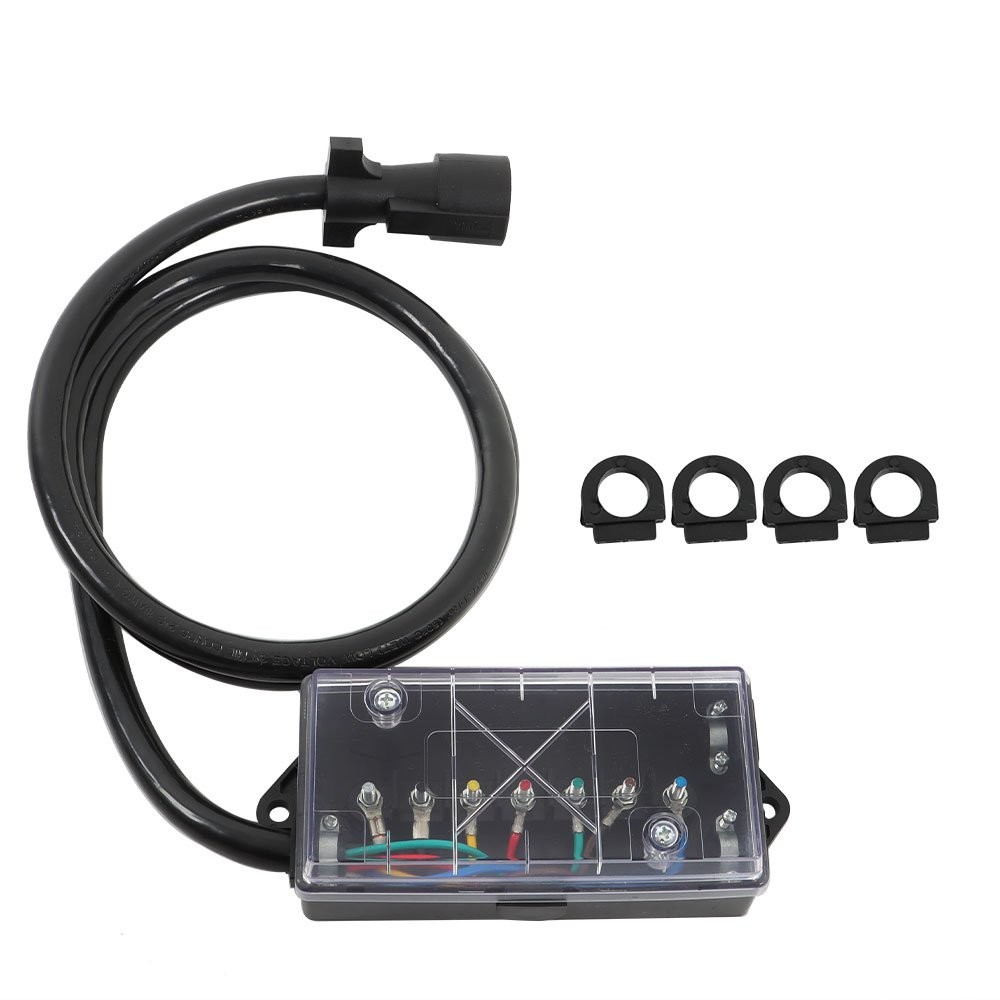 7 Way Trailer Plug Weatherproof Trailer Wiring Harness 7 Pin Trailer Connector
