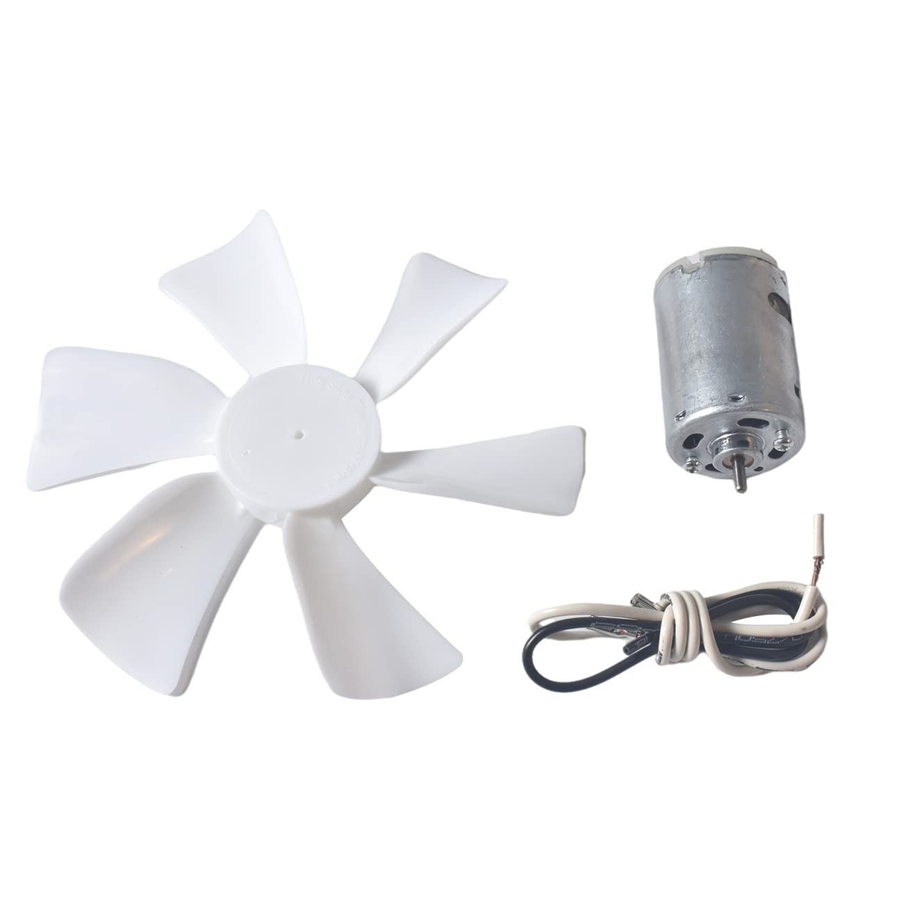 6 Inch RV Vent Fan Motor Blade 12V White Replacement For Camper Exhaust Ceiling