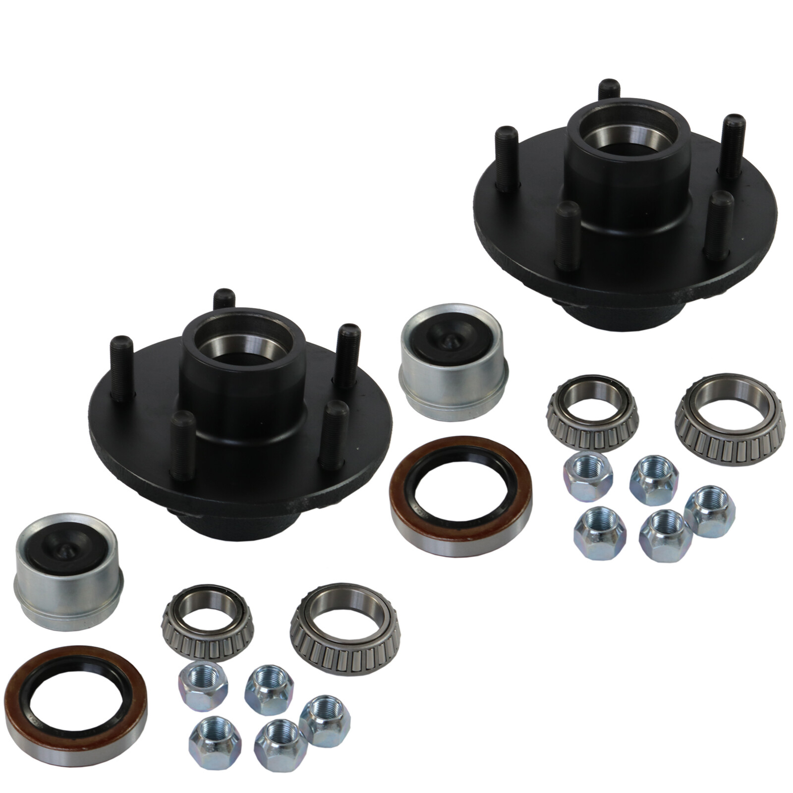 New For Axle – 22018K 3500 lbs 2 of Trailer Idler Hub Kits 5 on 5″ 1/2″-20 studs