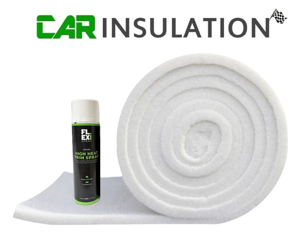 25mm Van Fleece Insulation Campervan Recycled Thermal Liner, 3m² ABSoft + Glue