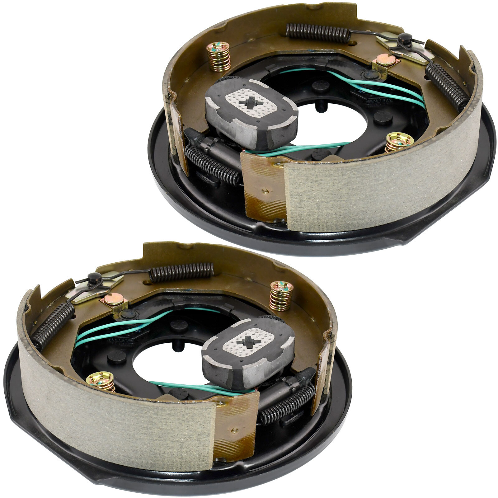 5 on 5″ Trailer Hub Drum Kit & 10″x2-1/4″ Electric Brakes for 3500 Lbs Axle