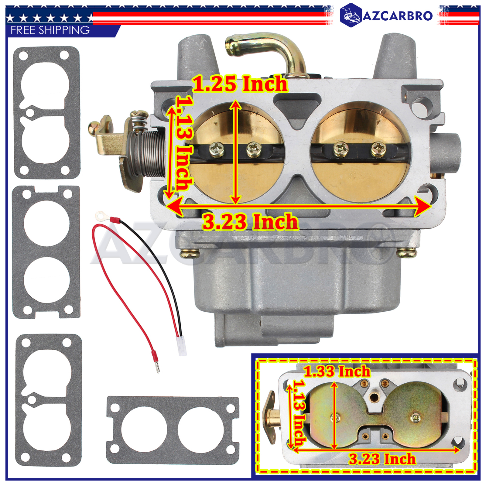 For Generac 0G4611 Carburetor W/ Ball Stud Gtv990 0G4611