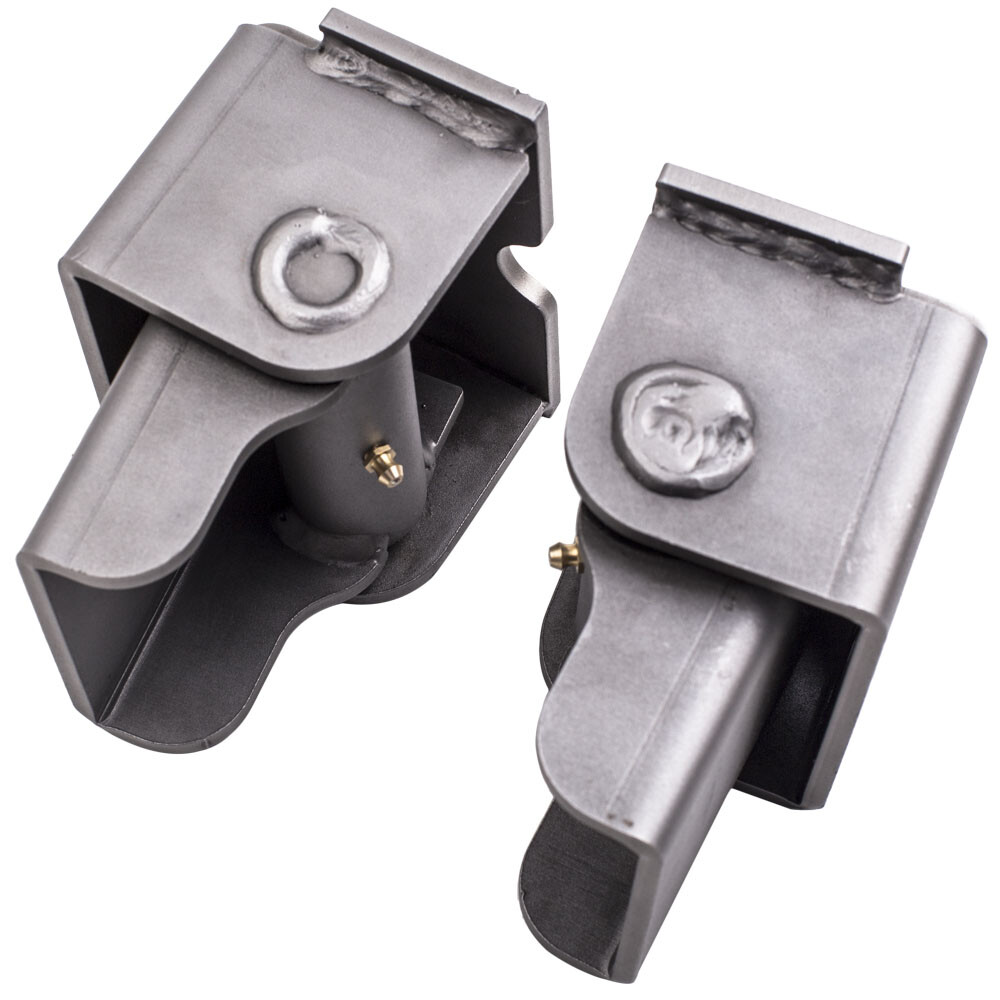 2x Dump Truck Trailer / Dump Body Hinge Heavy Duty Greasable Weld On Solid Steel