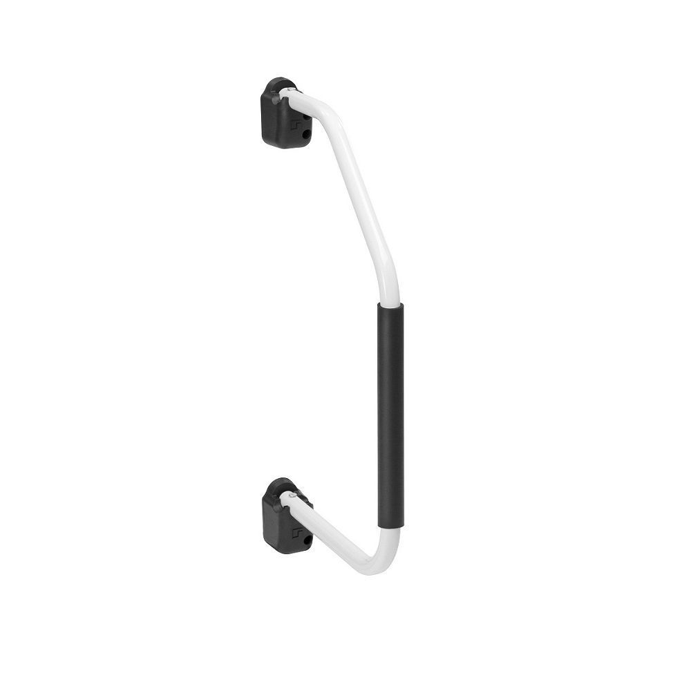 RV Grab Handle, Folding Aluminum Lend-A-Hand Entry Door Assist (White)