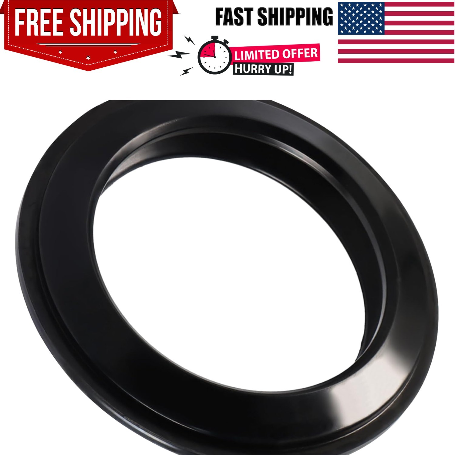 Heavy-Duty 4.5 Inch Rubber Lip Seal for Thetford Porta Potti & Cassette Toilets