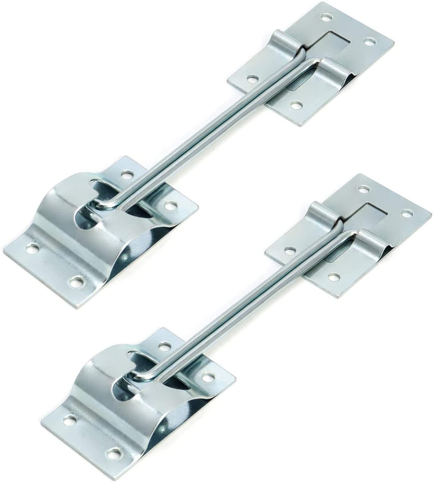 2 PCS 6 Inch T Style Entry Door Latch Catch Holder Galvanized Iron RV Camp