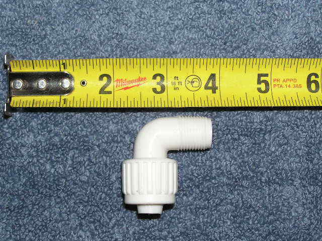 Fresh Water RV Marine Elbow Adapter Flair It 3/8″ Male Pipe x 1/2″ PEX 06810