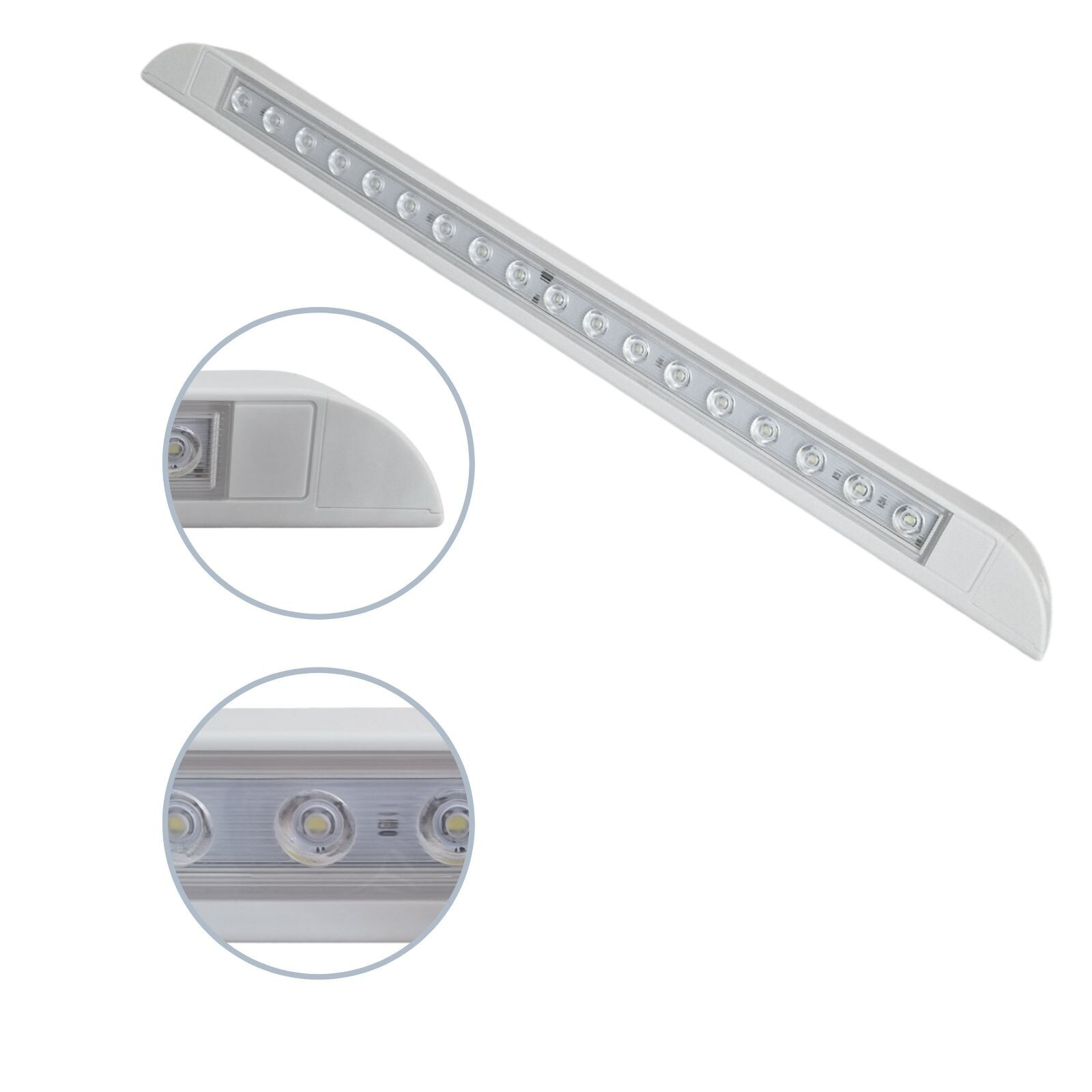 LED Awning Light 12V 24V Waterproof 506mm Exterior Strip Lamp Caravan Motorhome