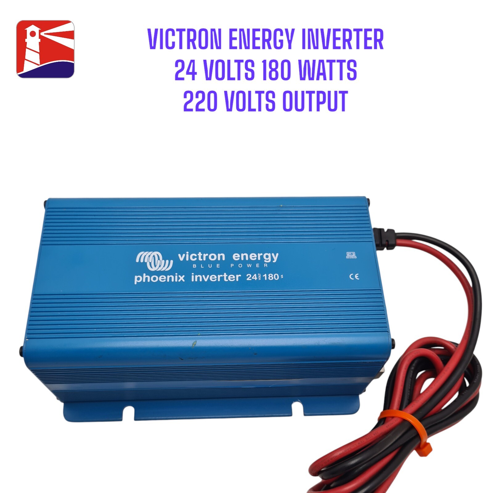 Victron Energy Inverter 12Volts 180 Watts. For Boats and Camper Vans