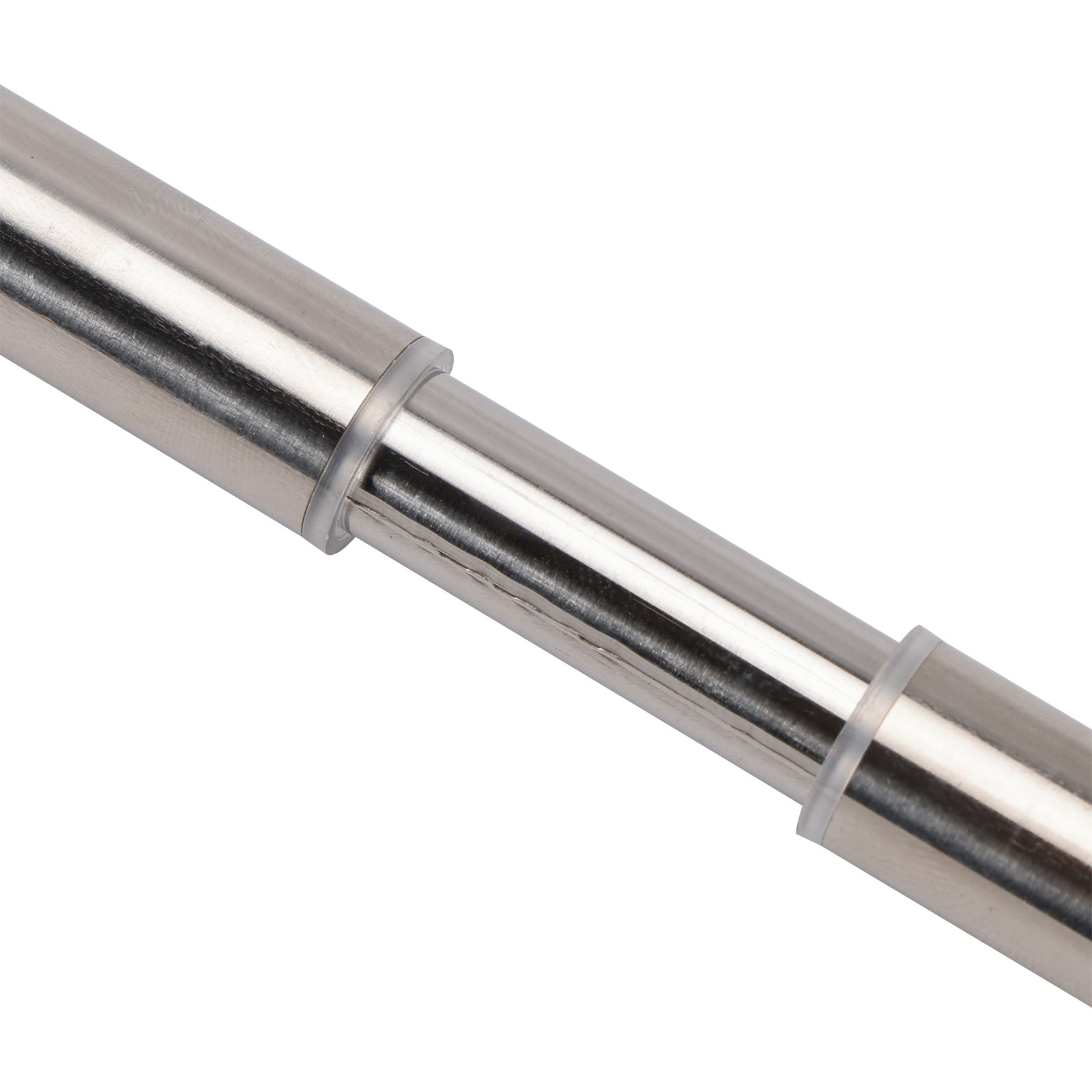 2 RV Shower Corner Storage Bar Adjustable Stainless Steel Rod 11.8-23.6 inches