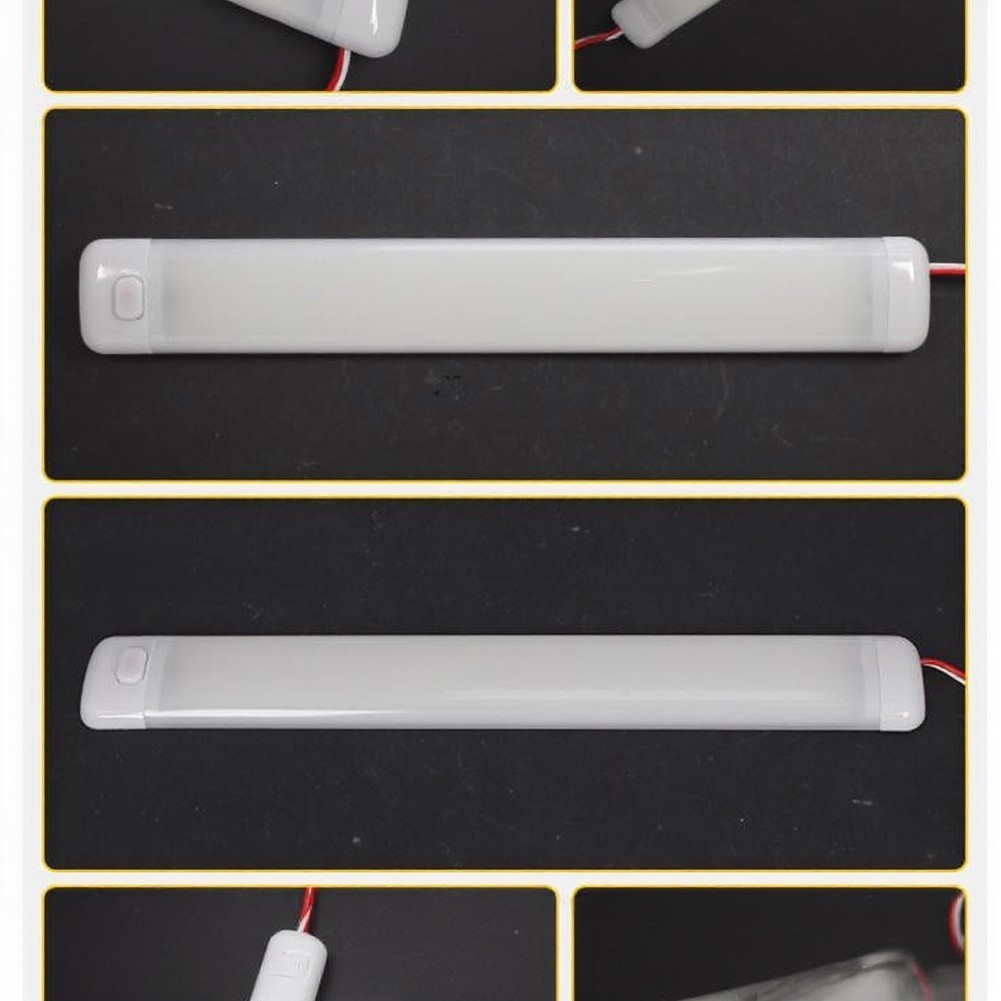 2PCS LED Interior Lights 96 LED 276mm Cool White 12-85V DC for Campervans Boats
