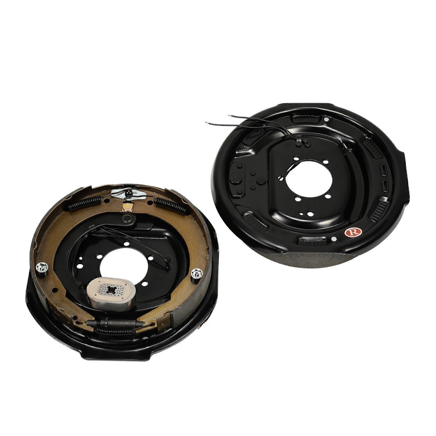 Set Of 2 12″ x 2″ Trailer Electric Brake L&R Set, 6000 to 7000 lb Capacity Qpcth