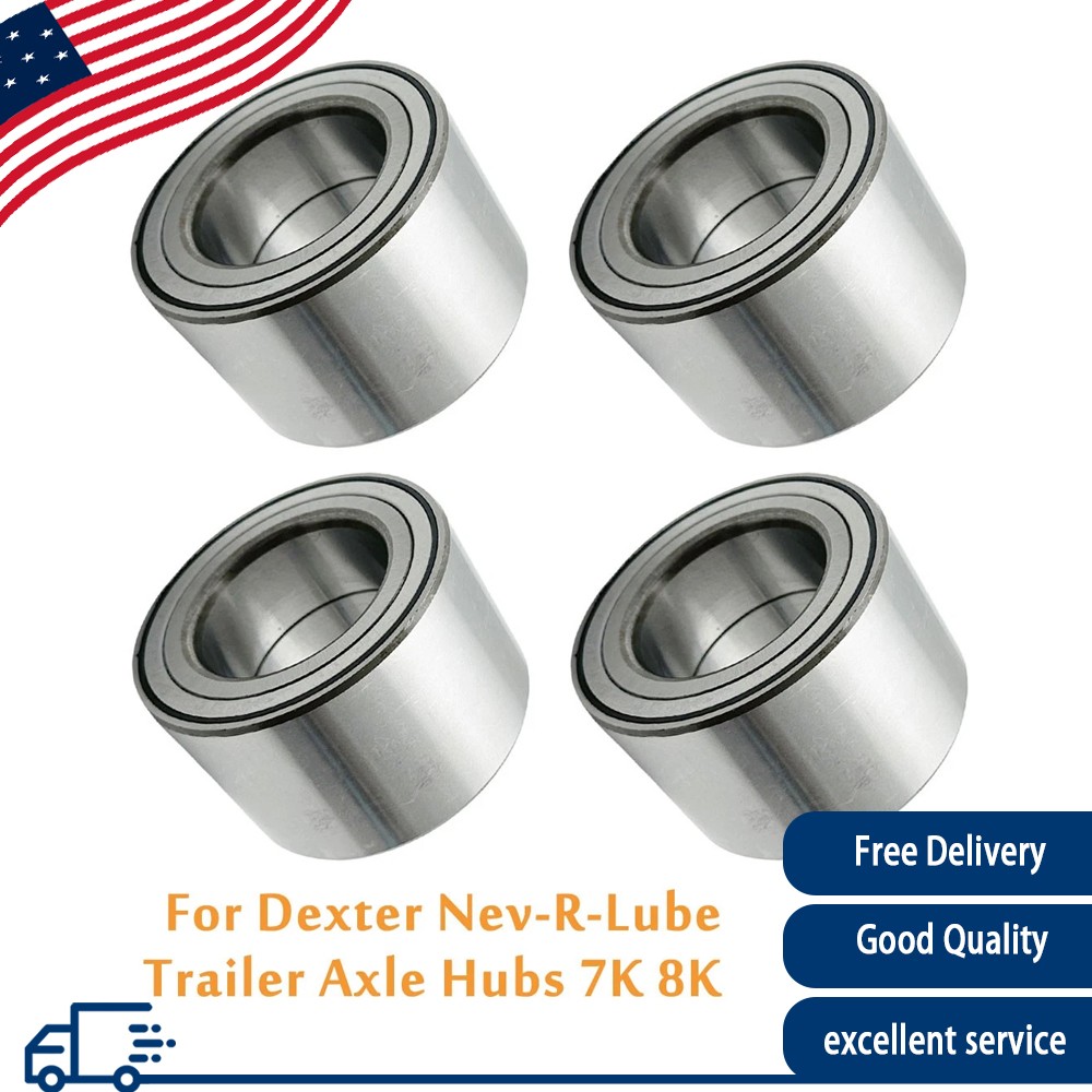 4x Bearing Cartridge 50mm Fits Dexter Nev-R-Lube Trailer Axle Hubs 7K 8K