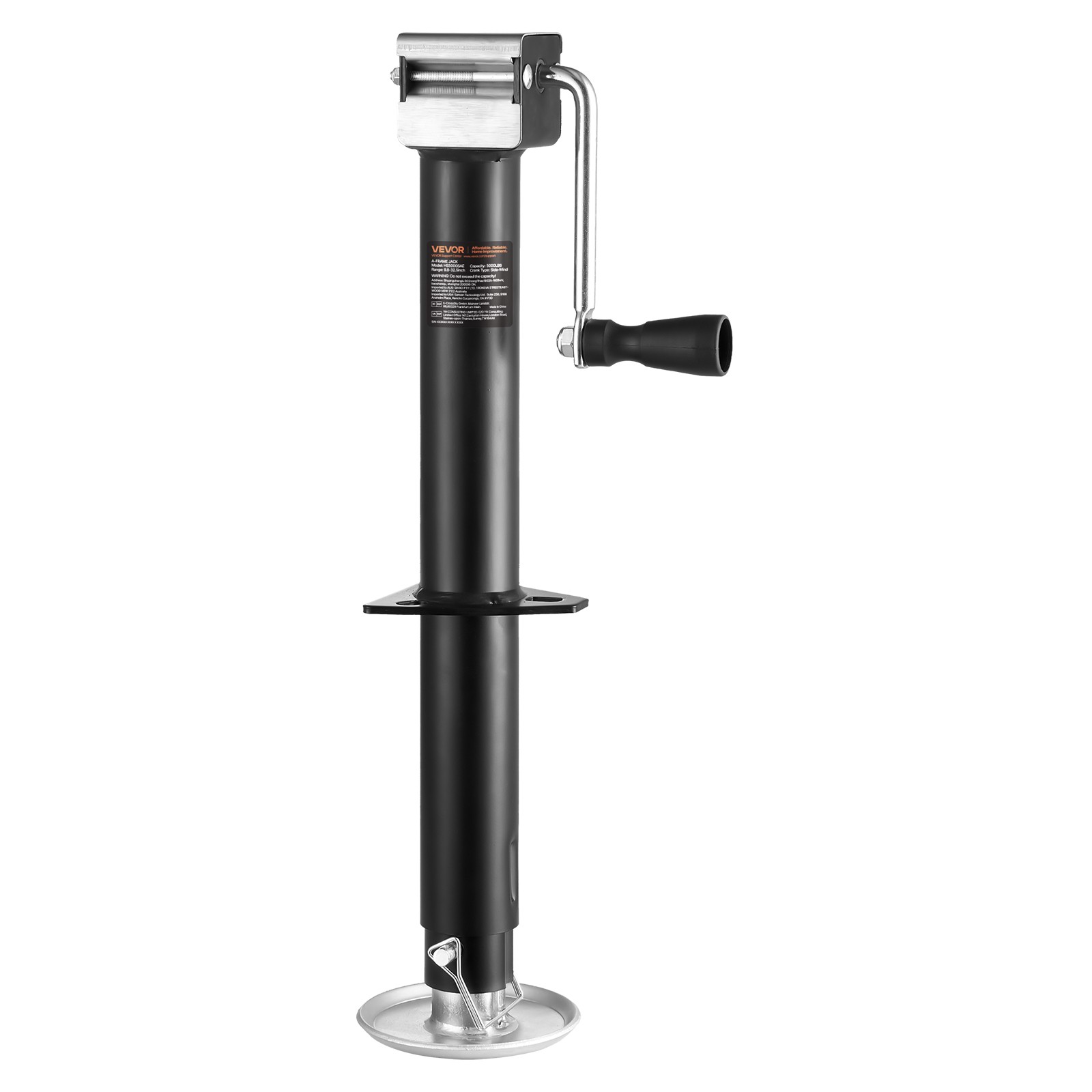 VEVOR A Frame Trailer Jack Bolt on Trailer Tongue Jack 5000 lbs 15-inch Travel
