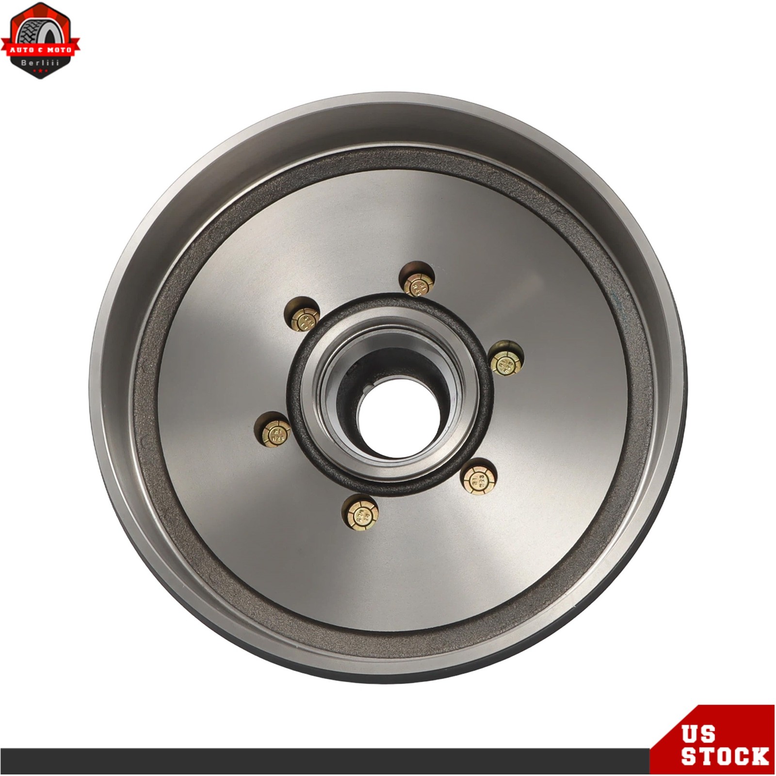 12″ X 2″ Trailer Brake Hub Drum Kit Pair 6 Lug 5.5″ B.C. for 5200-6000 Lbs Axle
